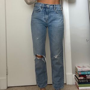 Tailored cropped jeans from Redone